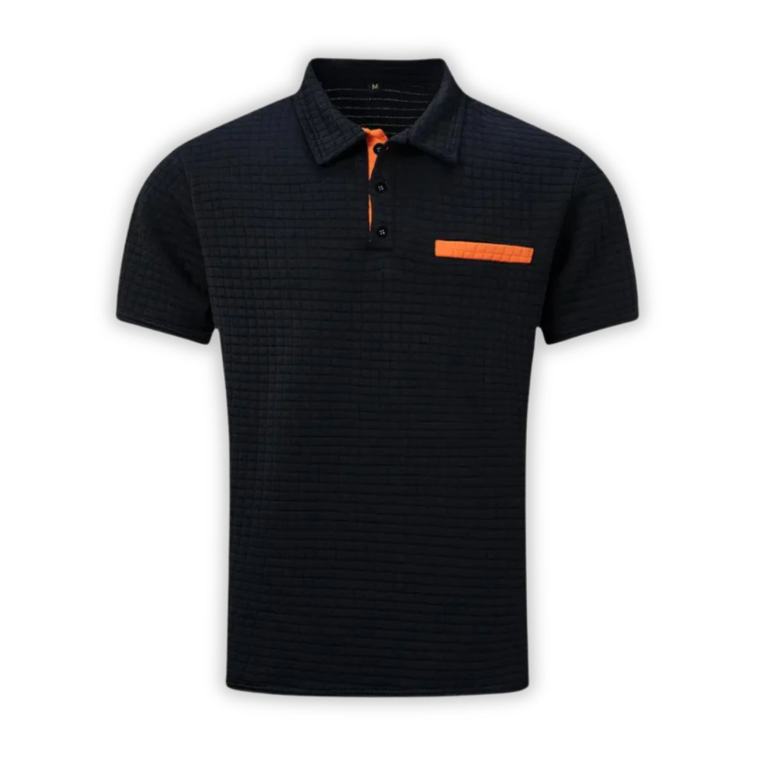 Polo décontracté à motifs pour homme