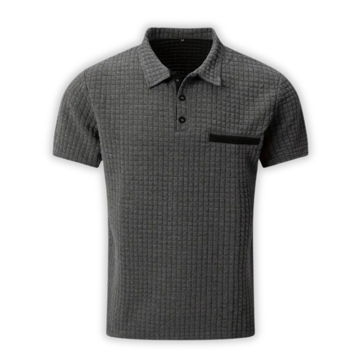 Polo décontracté à motifs pour homme