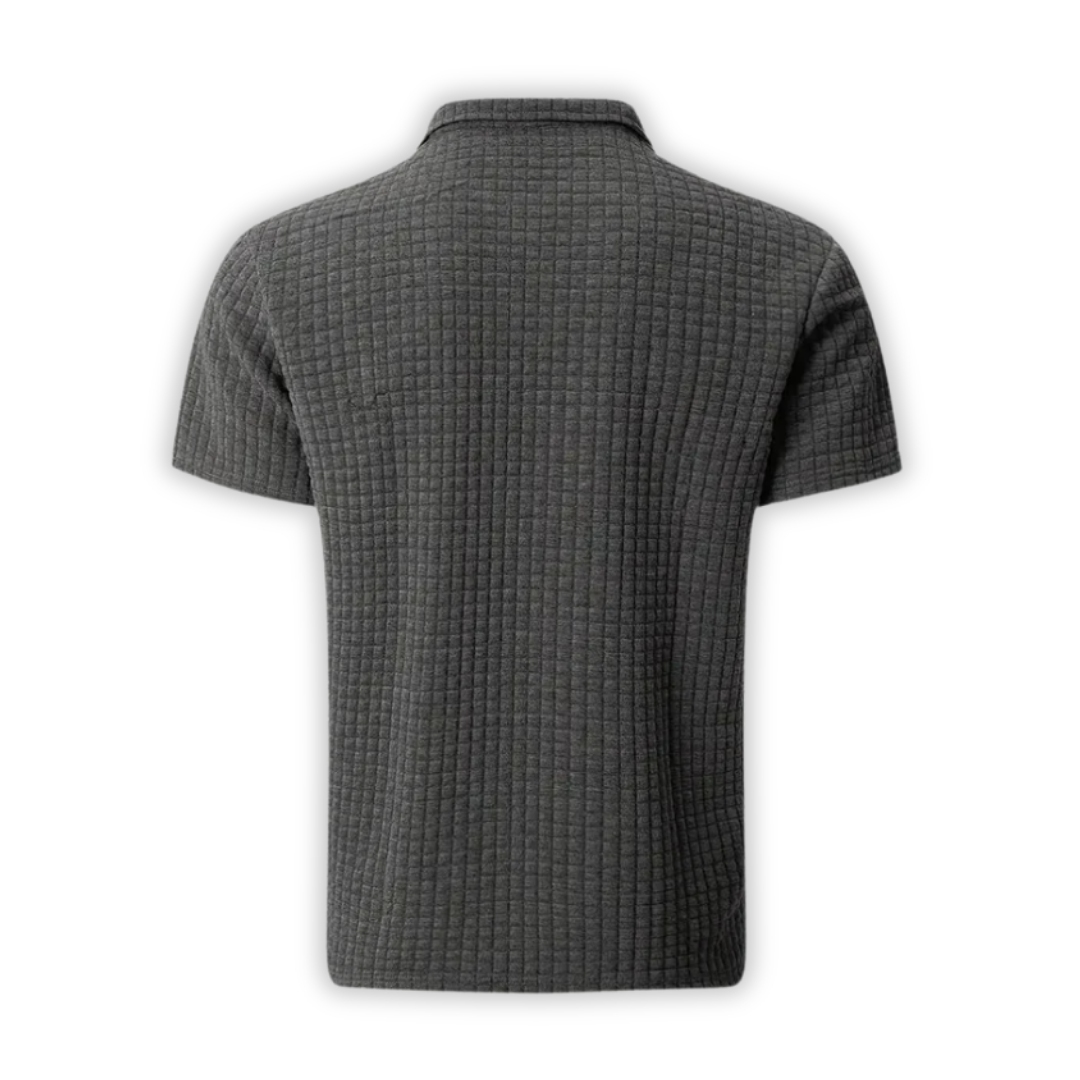 Polo décontracté à motifs pour homme