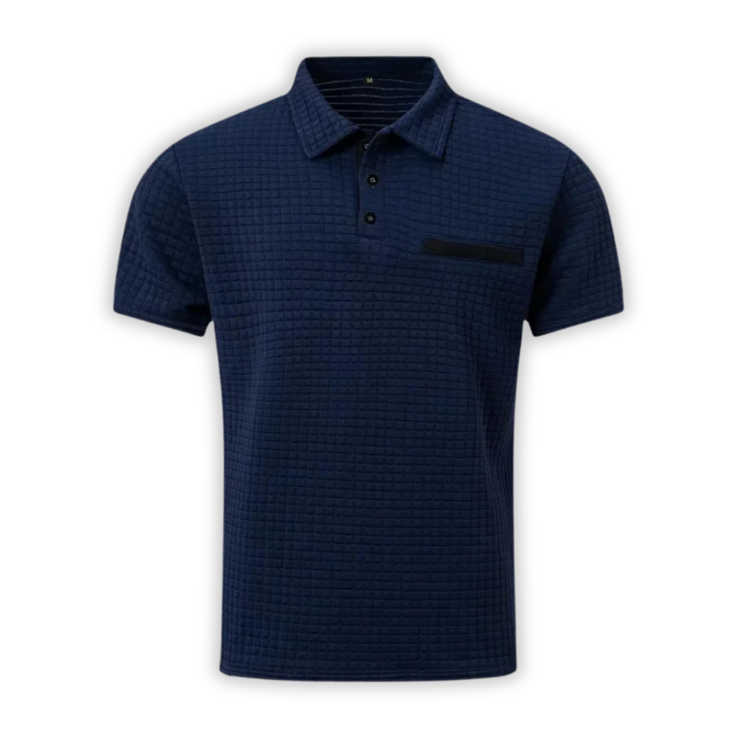 Polo décontracté à motifs pour homme
