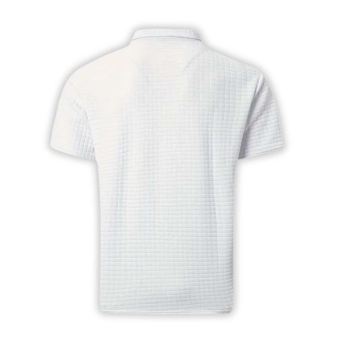 Polo décontracté à motifs pour homme