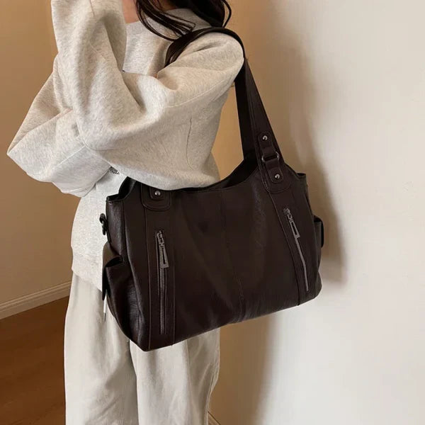 Sac cabas élégant imitation cuir pour femme