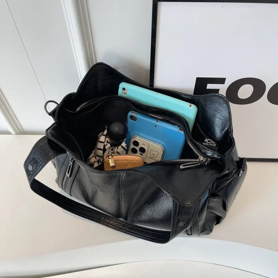 Sac cabas élégant imitation cuir pour femme