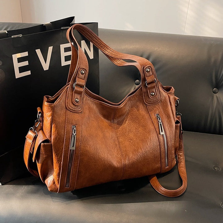 Sac cabas élégant imitation cuir pour femme