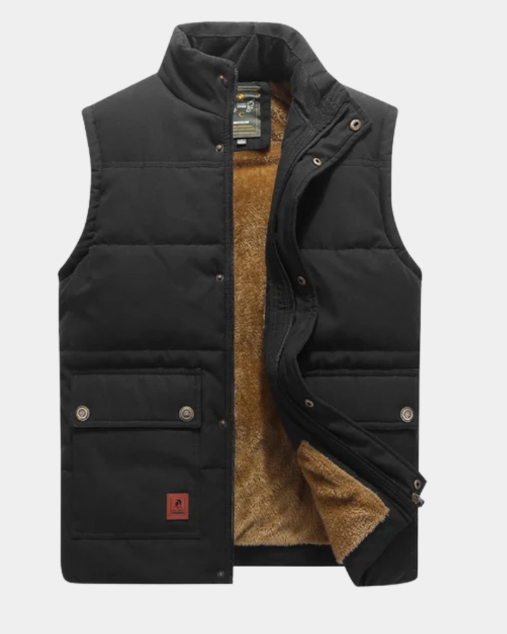 Gilet sans manches cargo décontracté pour homme