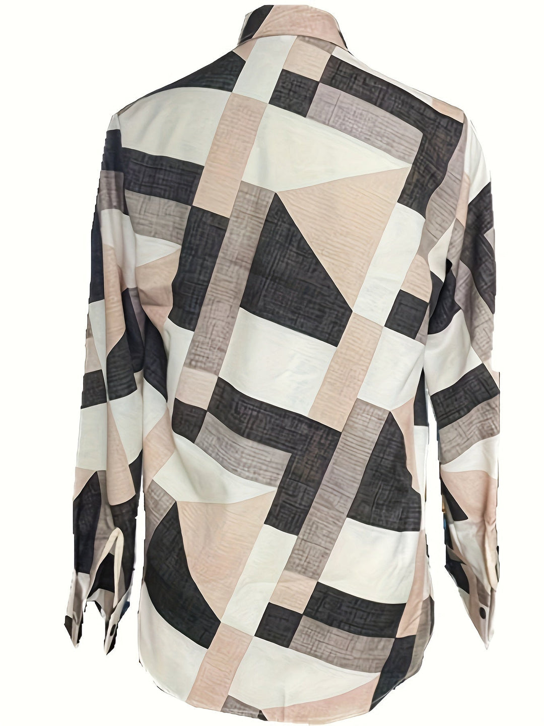 Chemise décontractée à carreaux pour femme