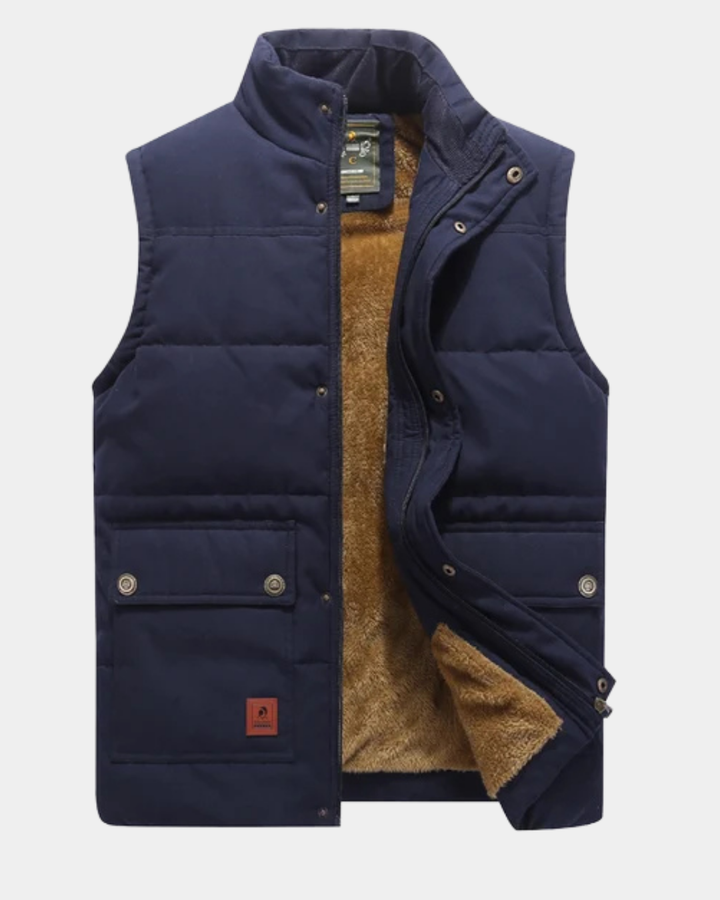 Gilet sans manches cargo décontracté pour homme