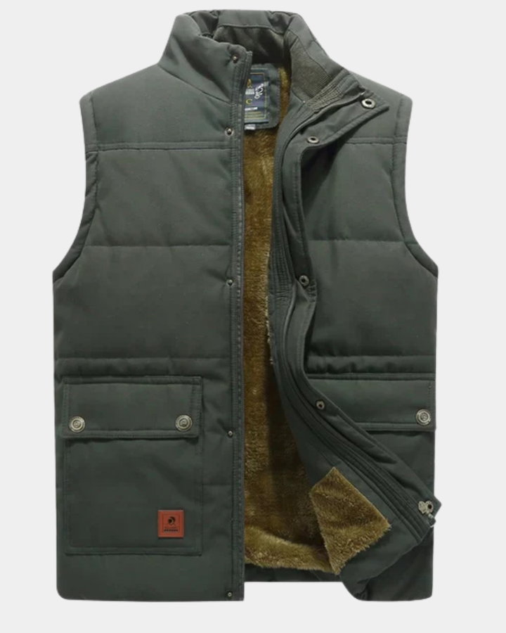 Gilet sans manches cargo décontracté pour homme