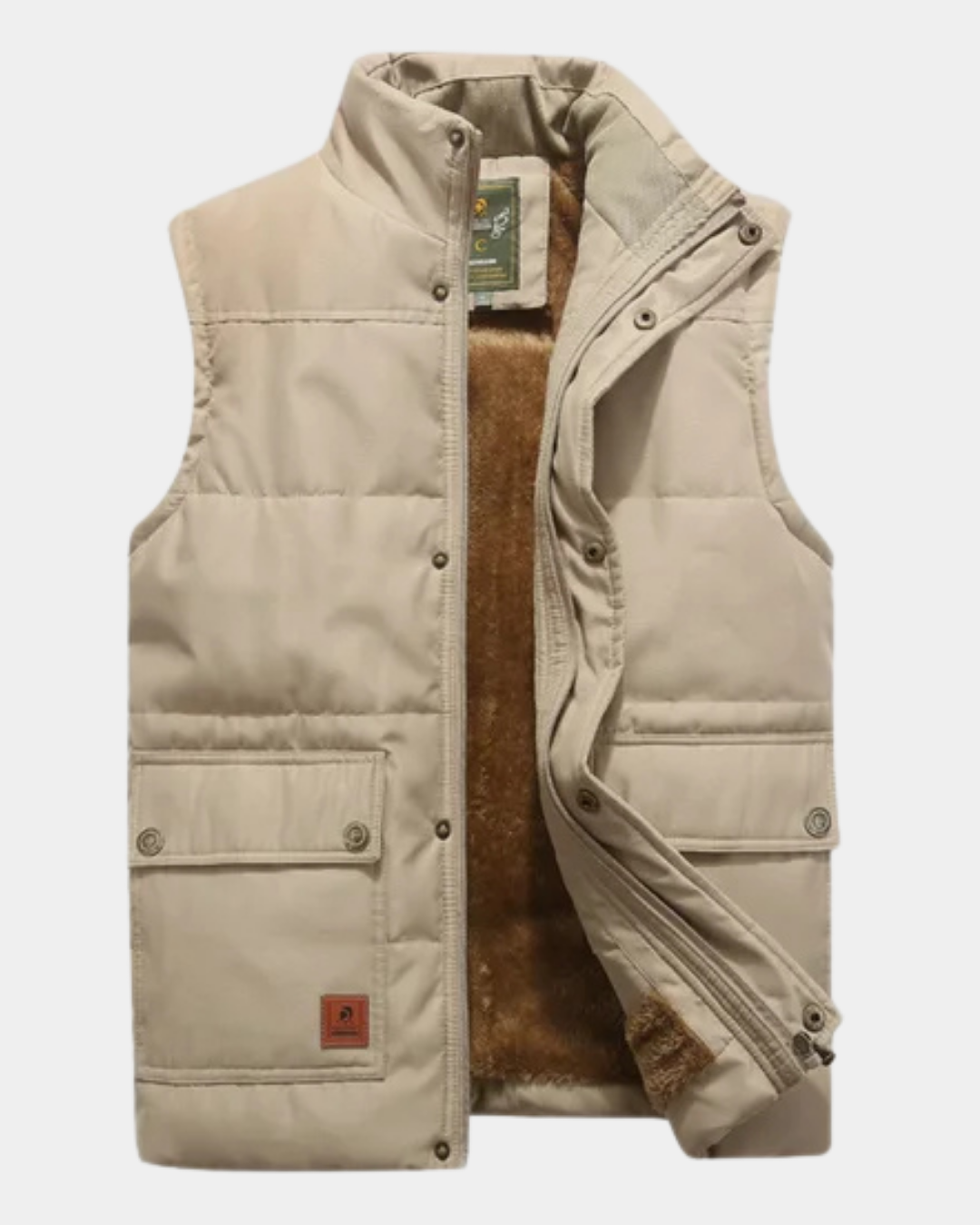 Gilet sans manches cargo décontracté pour homme