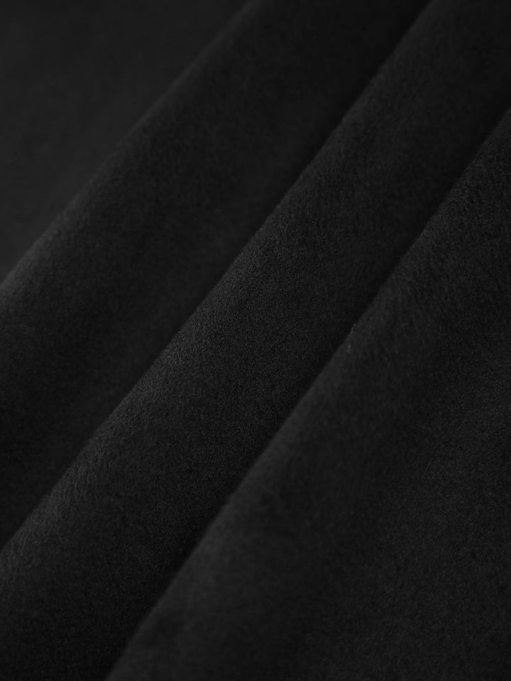 Veste Femme à Bordures Contrastées avec Écharpe Assortie