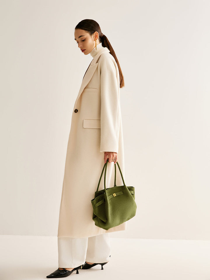 Sac à Main Femme Plissé avec Anse Supérieure