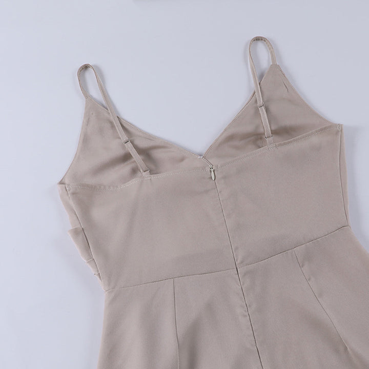 Robe maxi élégante avec fente pour femme