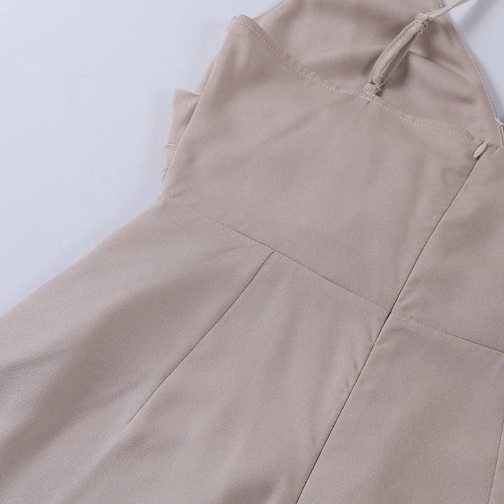 Robe maxi élégante avec fente pour femme