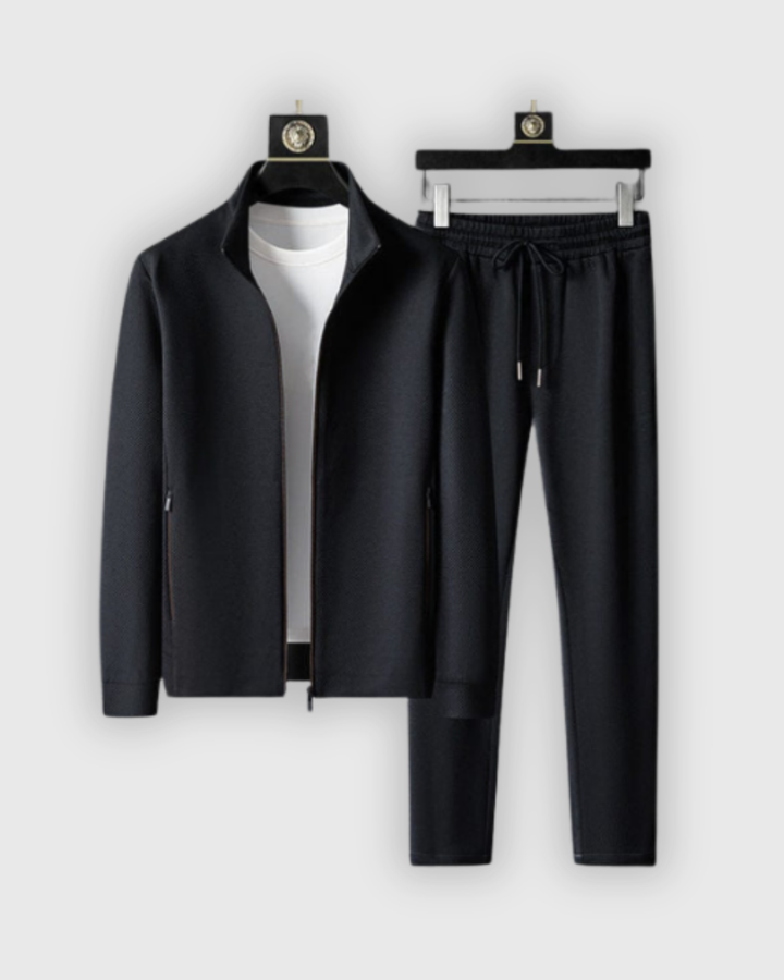 Ensemble de survêtement zippé pour homme