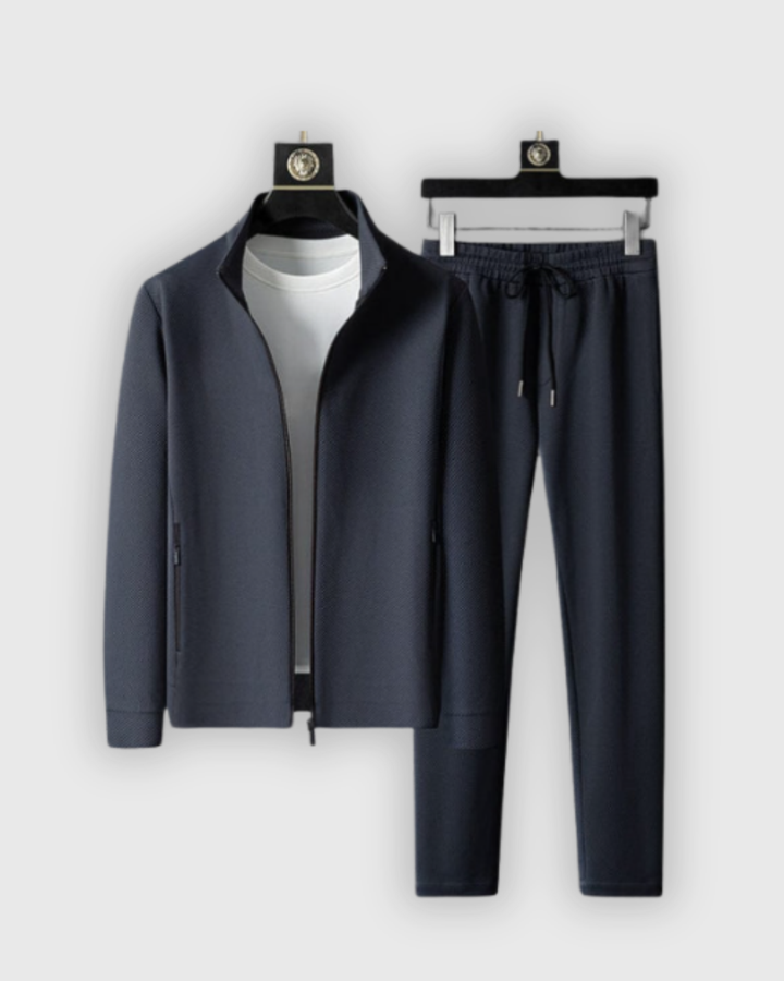 Ensemble de survêtement zippé pour homme