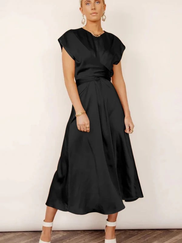 Robe maxi élégante classique femme