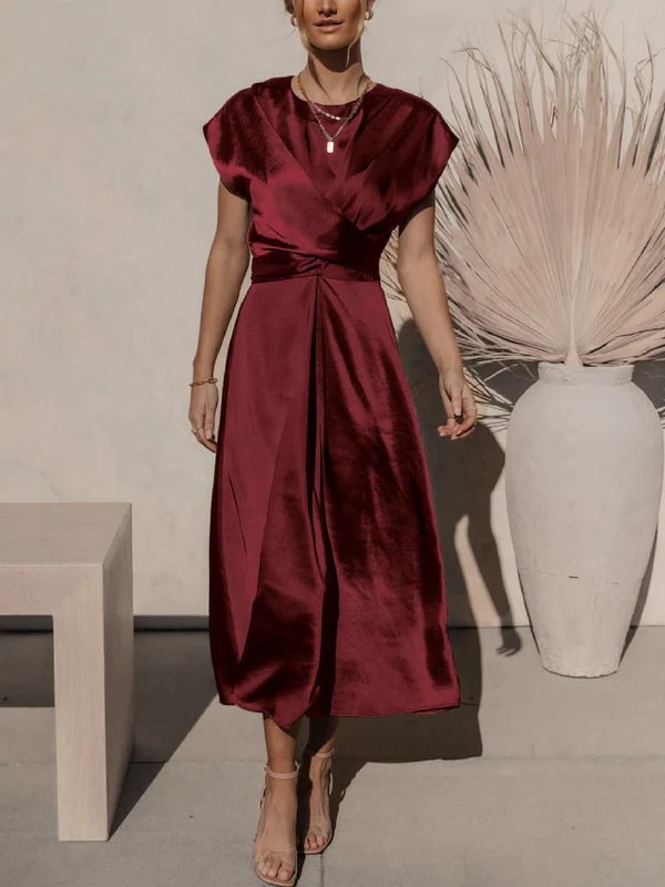 Robe maxi élégante classique femme
