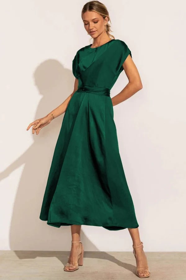 Robe maxi élégante classique femme