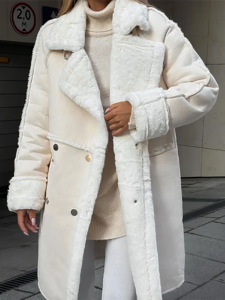 Veste teddy coupe-vent tendance femme