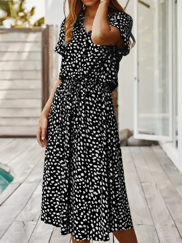 Robe Midi d’Été Femme
