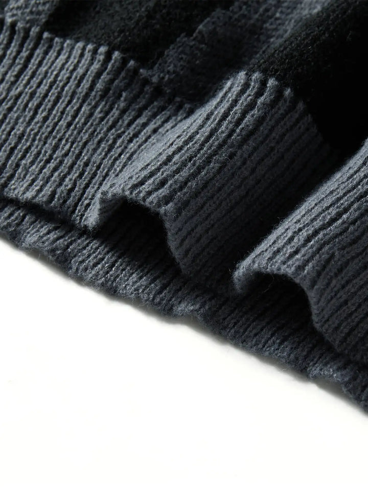 Pull à motifs décontracté pour homme