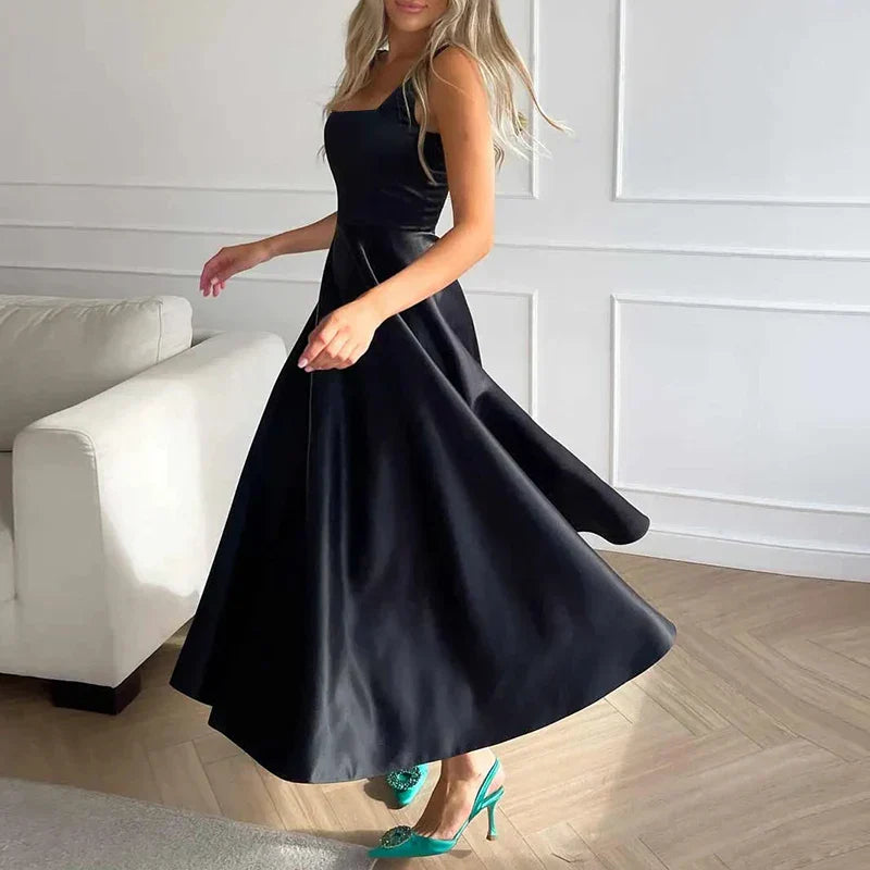 Robe longue sans manches femme élégante