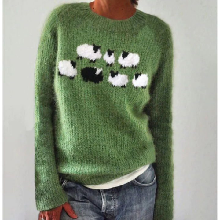 Pull Femme Hiver Tricoté