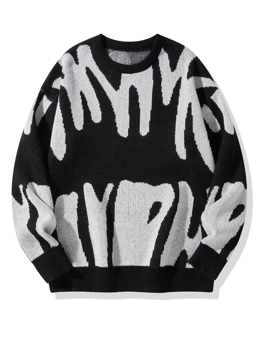 Pull à motifs décontracté pour homme