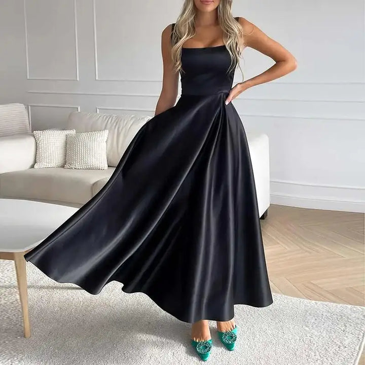 Robe longue sans manches femme élégante