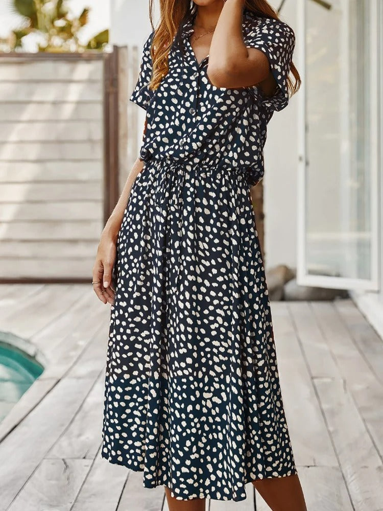 Robe midi décontractée pour femme