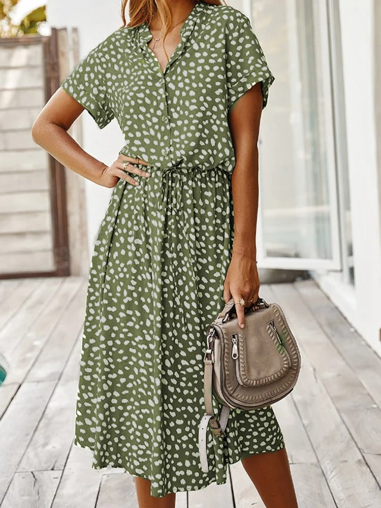 Robe midi décontractée pour femme
