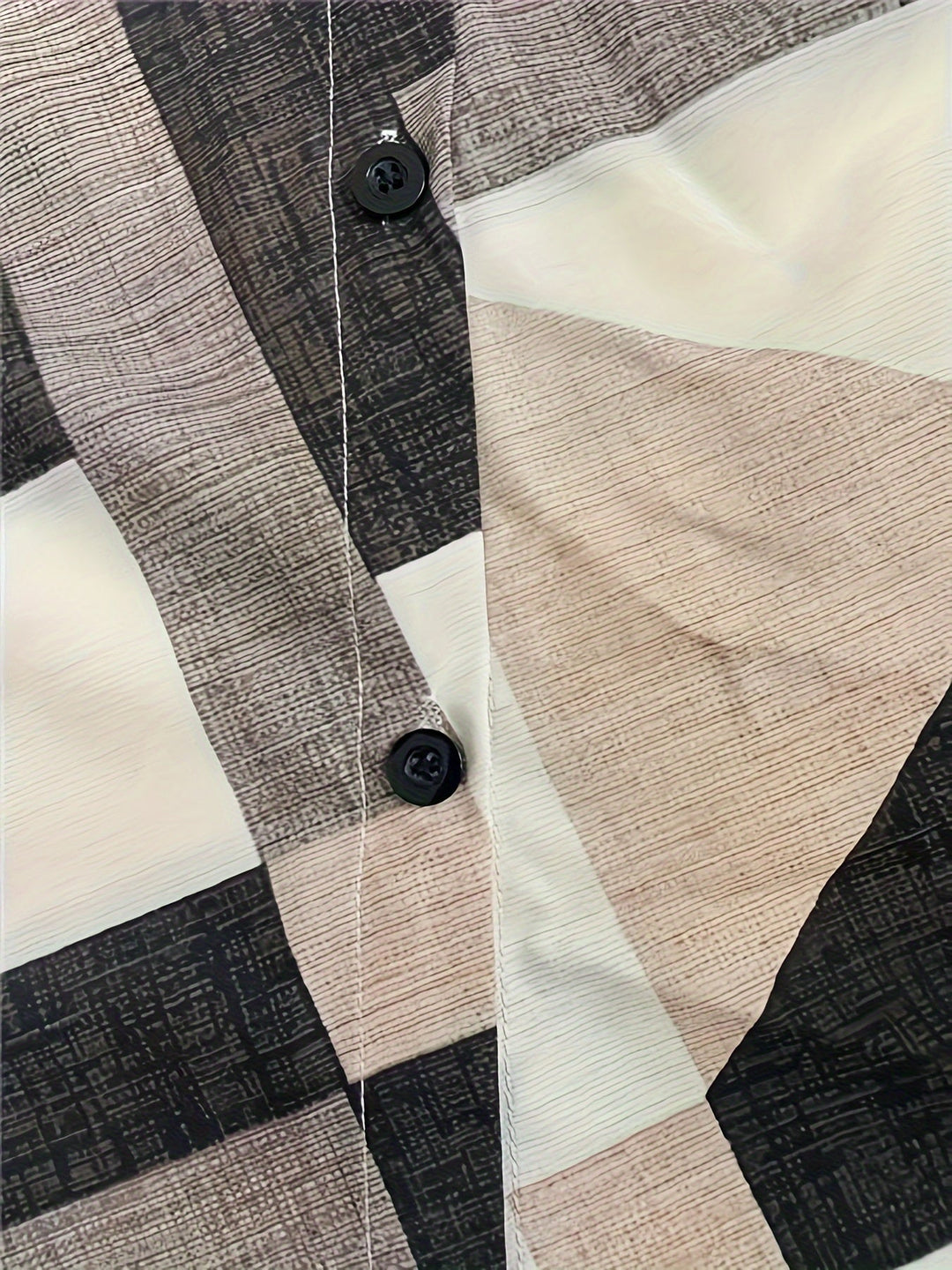 Chemise décontractée à carreaux pour femme