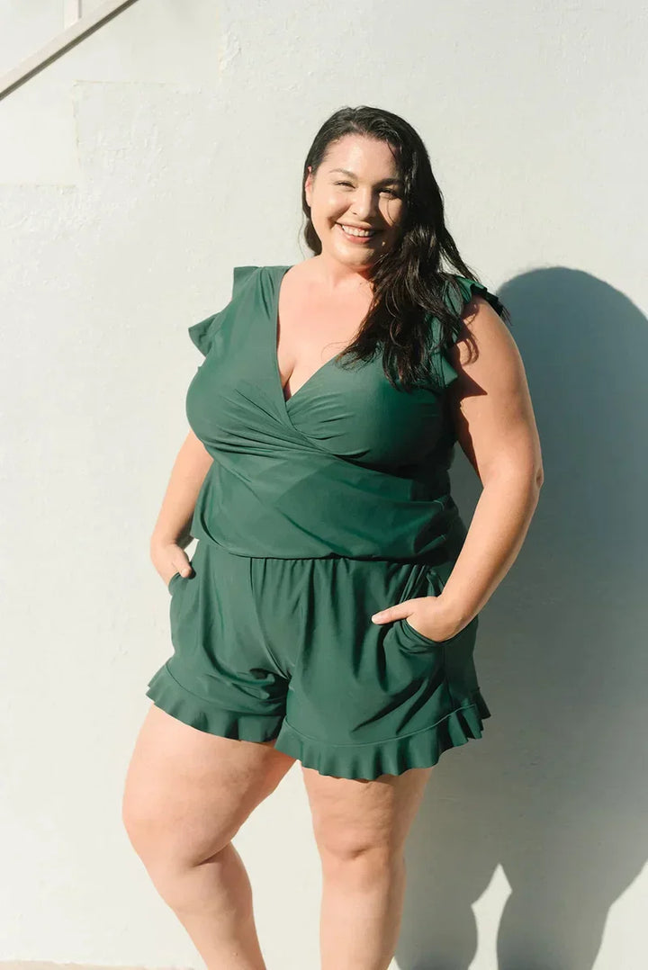 Maillot de bain élégant avec soutien-gorge intégré
