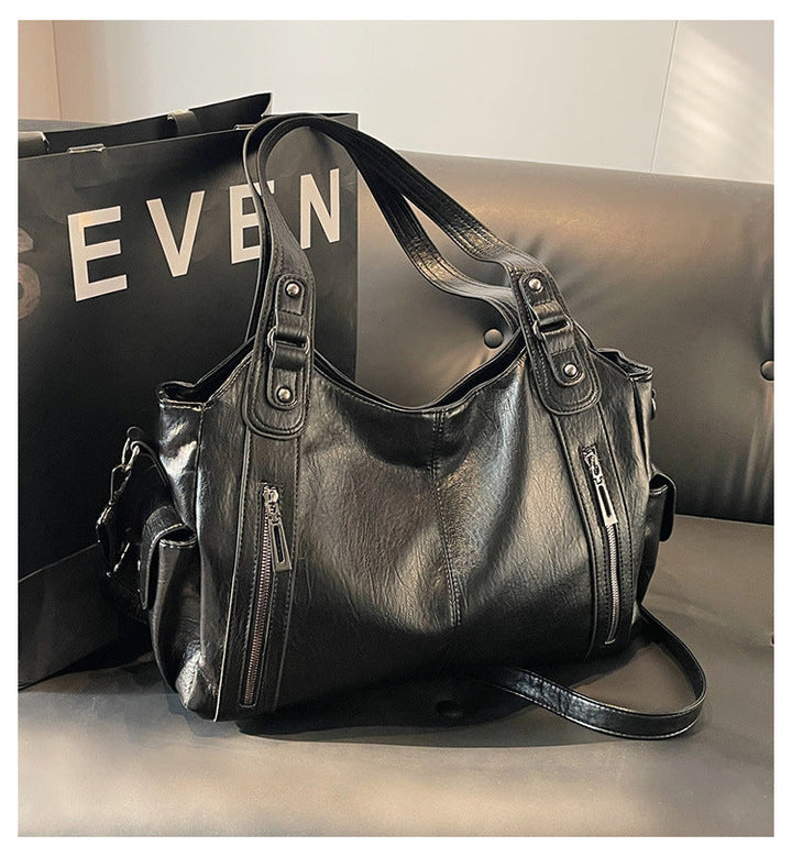 Sac cabas élégant imitation cuir pour femme