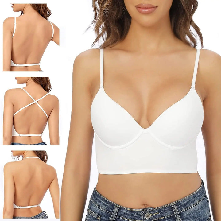 Soutien-gorge push-up dos nu femme