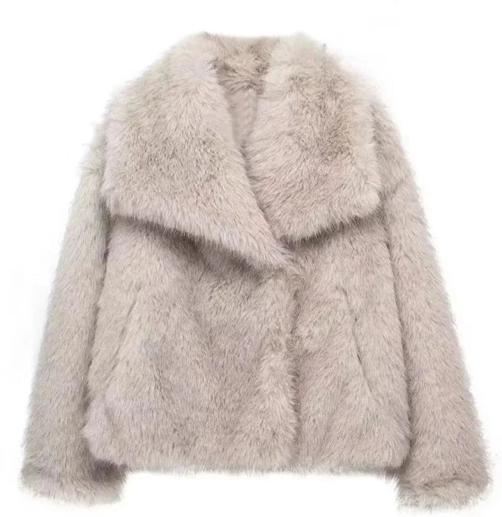 Veste imitation fourrure pour femme