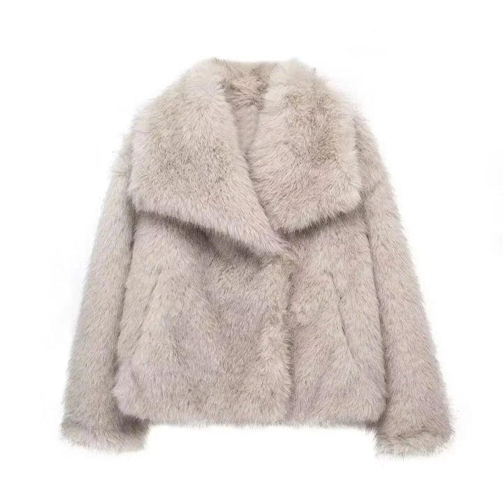 Veste imitation fourrure pour femme