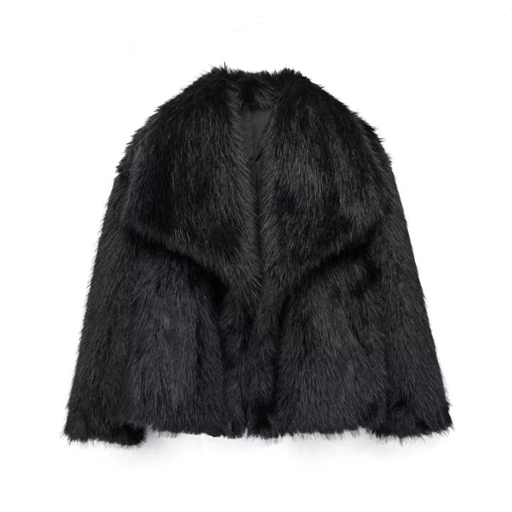 Veste imitation fourrure pour femme