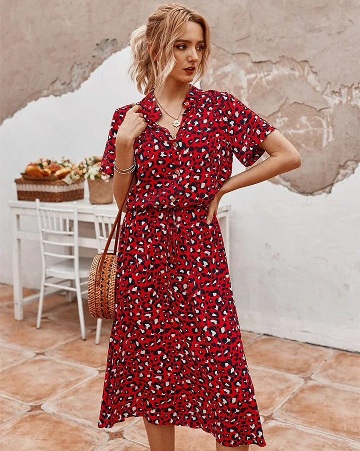 Robe midi décontractée pour femme